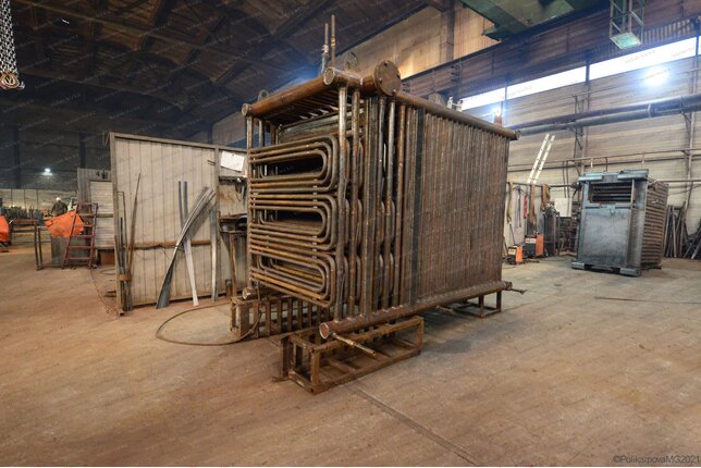 Промышленный котел 500 кВт уголь дрова - изготовление