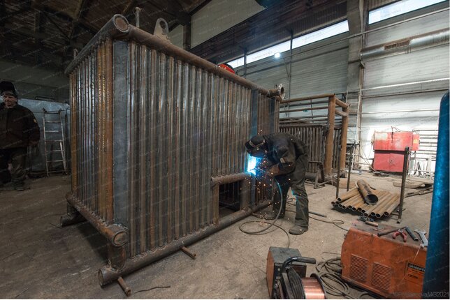 Изготовление котла КВм 1.45 МВт