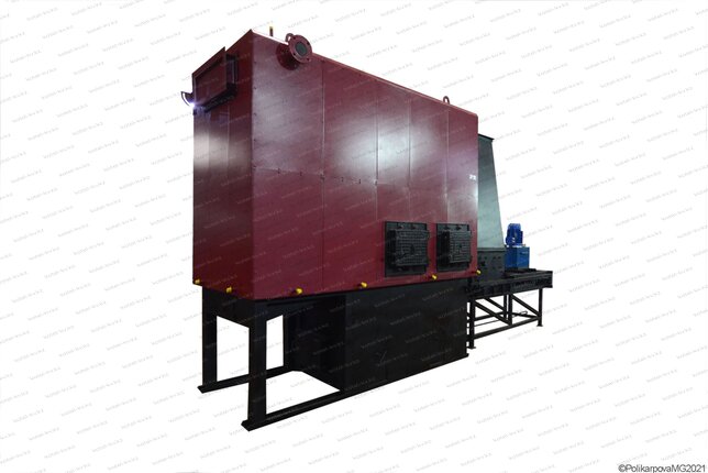 Котел 1100 кВт на щепе и опилках автоматический